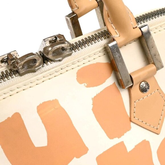 Louis Vuitton Beige Graffiti Alma Horizontal Handbag - Picture 12 of 16